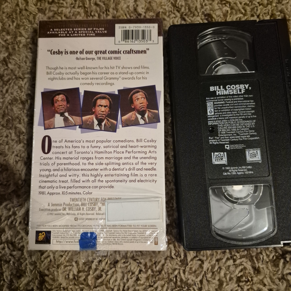 Bill Cosby - Himself (VHS, 1996) New VHS Tape  Ships Same Day - Picture 3 of 5